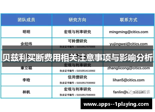 贝兹利买断费用相关注意事项与影响分析
